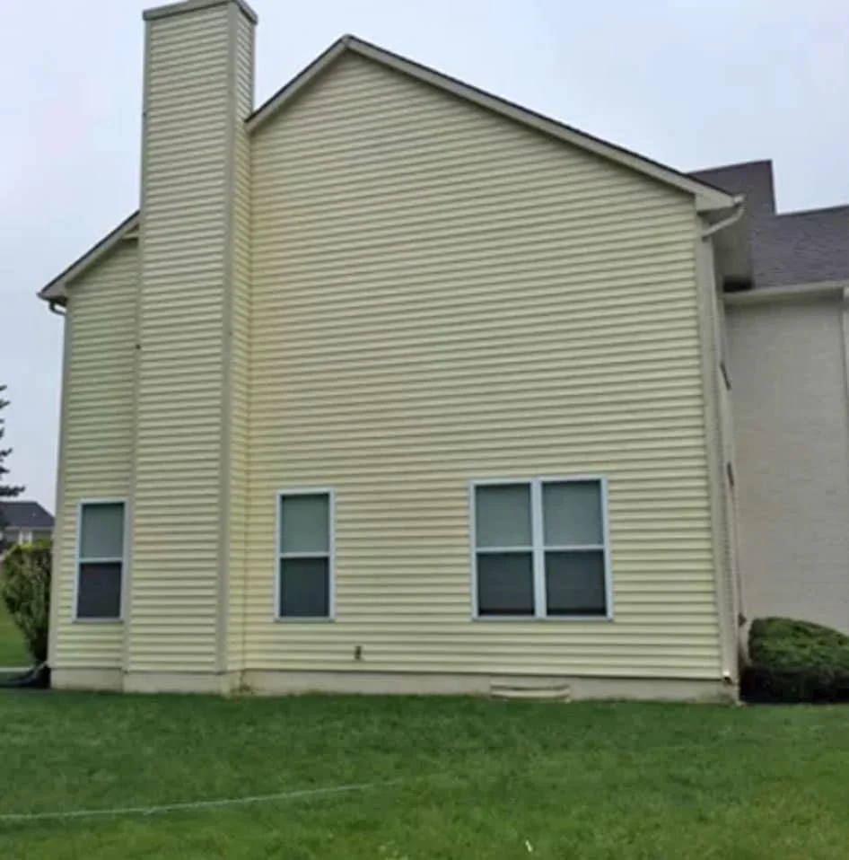 Mishawaka Home With Clean Siding After Soft Washing By Double A Power Washing