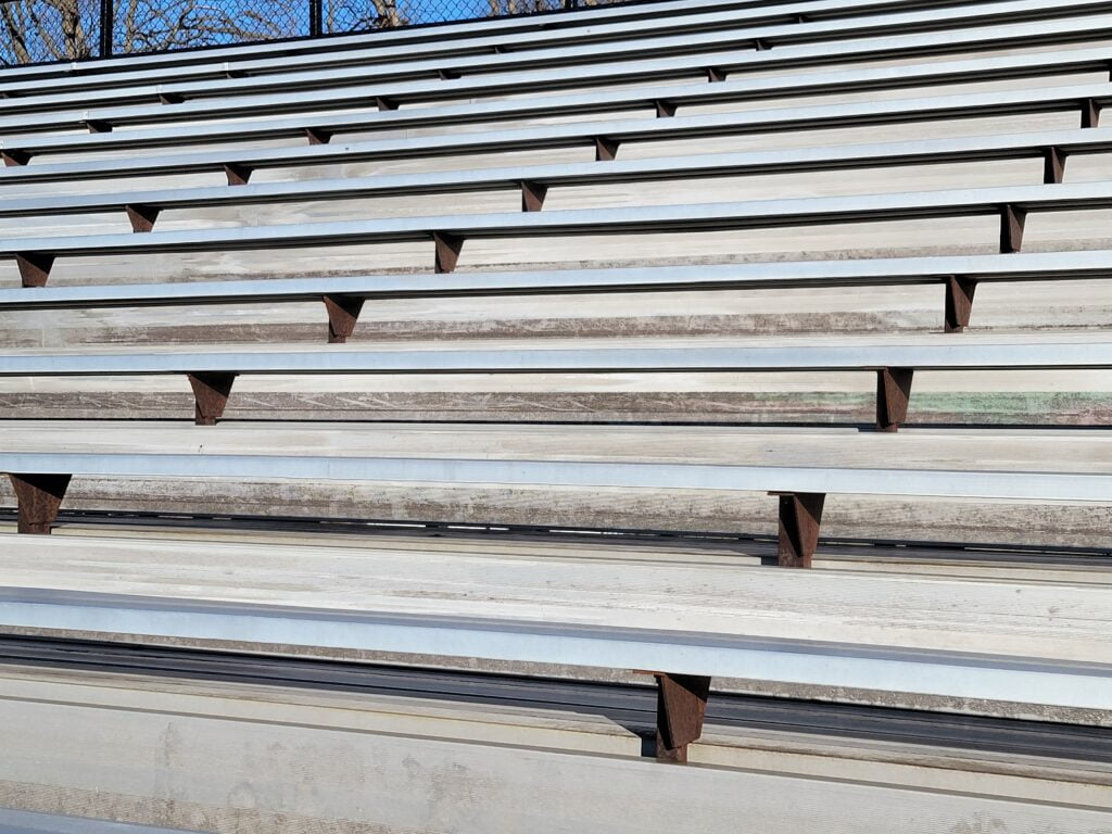 Discover Power Washing Stadiums &Amp; How It Can Benefit You 14 Aluminum Bleachers Stadium Power Washing Mishawaka, In