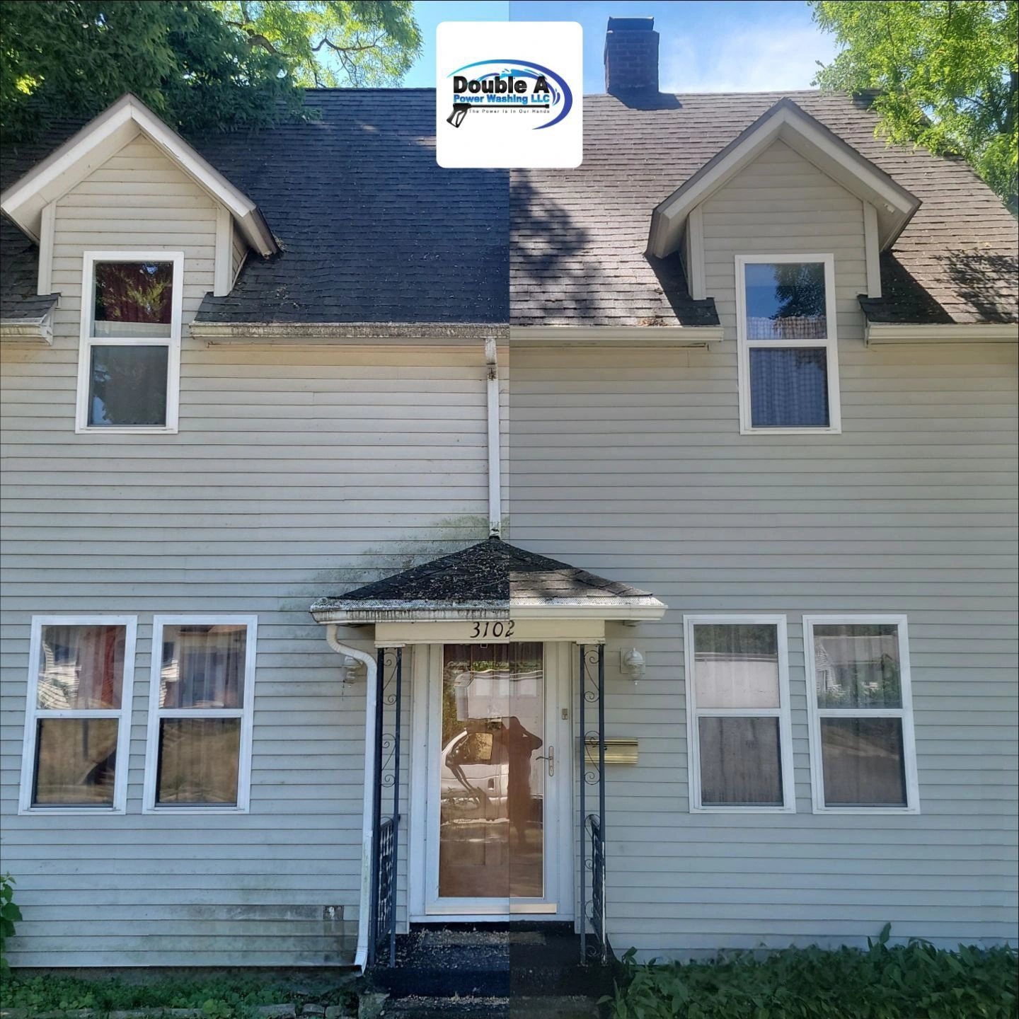 South Bend Soft Washing House Wash (2) By Double A Power Washing
