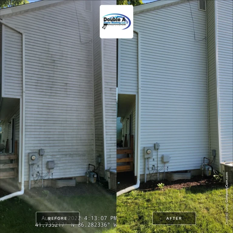 Soft Washing Siding On A Granger, In Home
