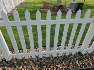 Blog 1 After — Our Soft Wash Process Restores Vinyl Fencing To A Bright, Like-New Shine Without Damaging The Material. — Double A Power Washing