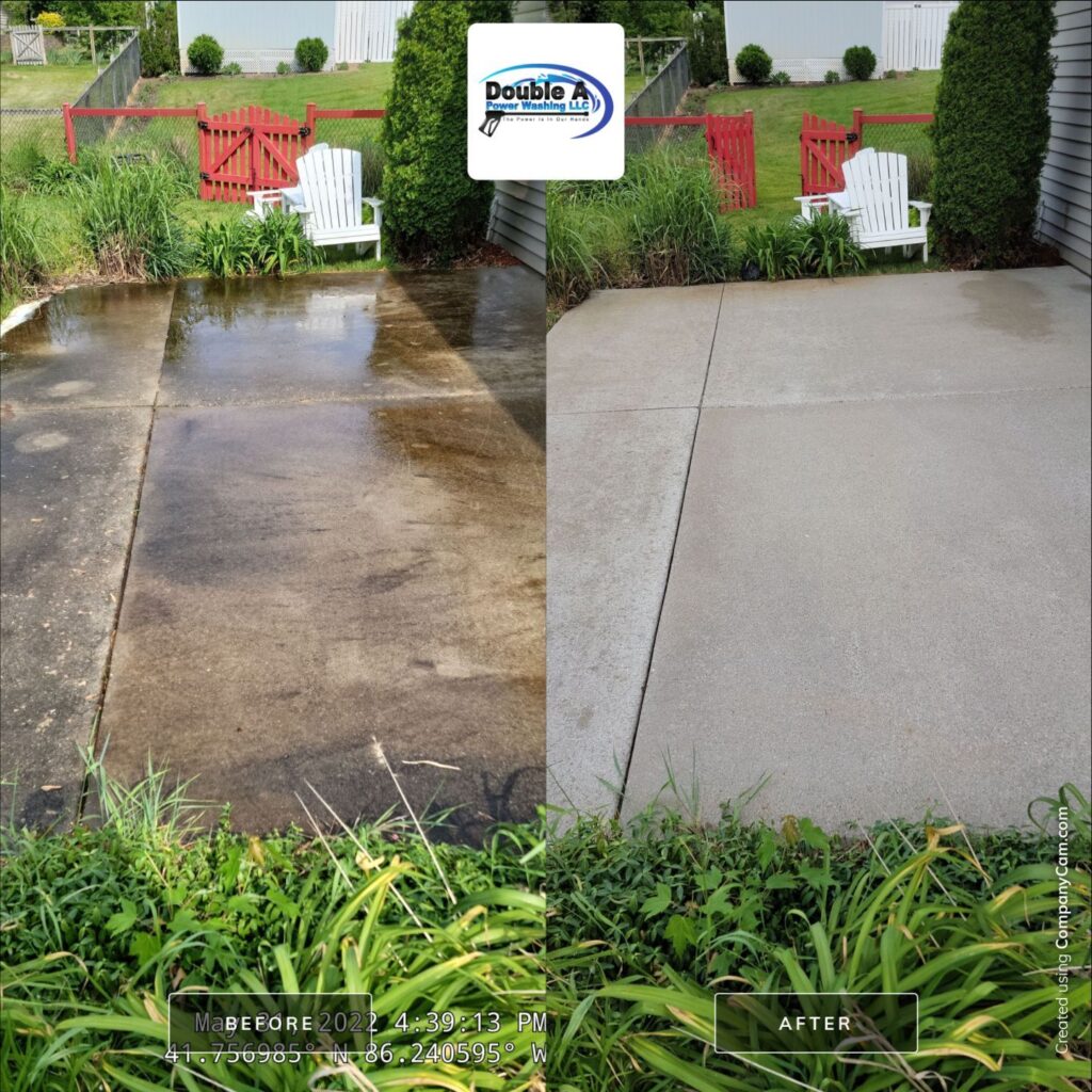 Our Professional Concrete Cleaning Safely Removes Years Of Heavy Organic Buildup And Black Algae To Restore Your Patio'S Original Look. — Double A Power Washing
