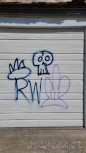Our Specialized Graffiti Removal Process Can Clean Spray Paint Off Garage Doors Without Damaging The Surface Underneath. Graffiti &Amp; Gum Removal. Double A Power Washing