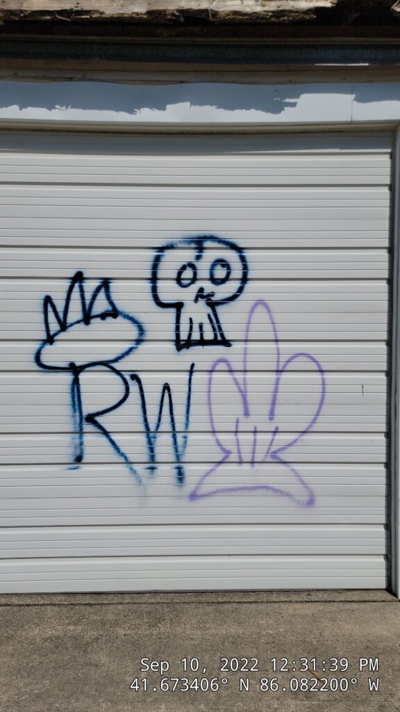 Our Specialized Graffiti Removal Process Can Clean Spray Paint Off Garage Doors Without Damaging The Surface Underneath. Graffiti &Amp; Gum Removal. Double A Power Washing