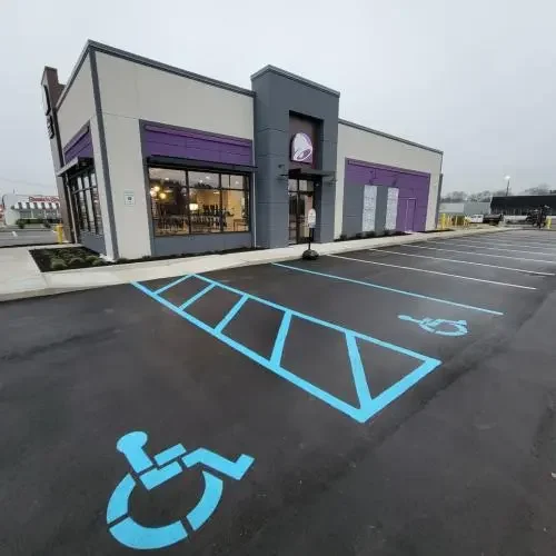 Michiana'S Best Power Washing Company - Taco Bell Mishawaka Post Construction Clean Up - Commercial Power Washing