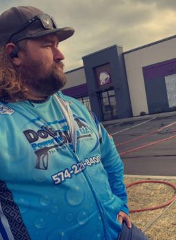 Taco Bell Mishawaka, In Construction Clean Up 2 Annual Power Washing In Mishawaka, Granger, South Bend, Elkhart, And Edwardsburg By Double A Power Washing!